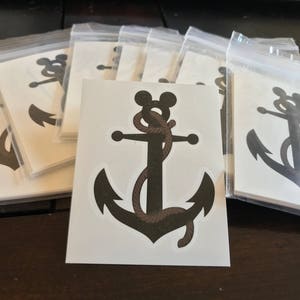Disney Inspired Anchor Temporary Tattoo