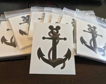 Disney Inspired Anchor Temporary Tattoo