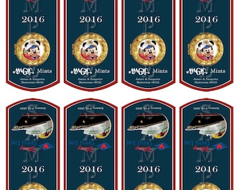 Peel & Stick Full Page Custom Mint Labels - 8 per page **Ready to Use!**