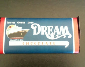 Peel & Stick ** Customized Chocolate Bar Wrapper - FE Gifts (1 per Page) Ready to Use