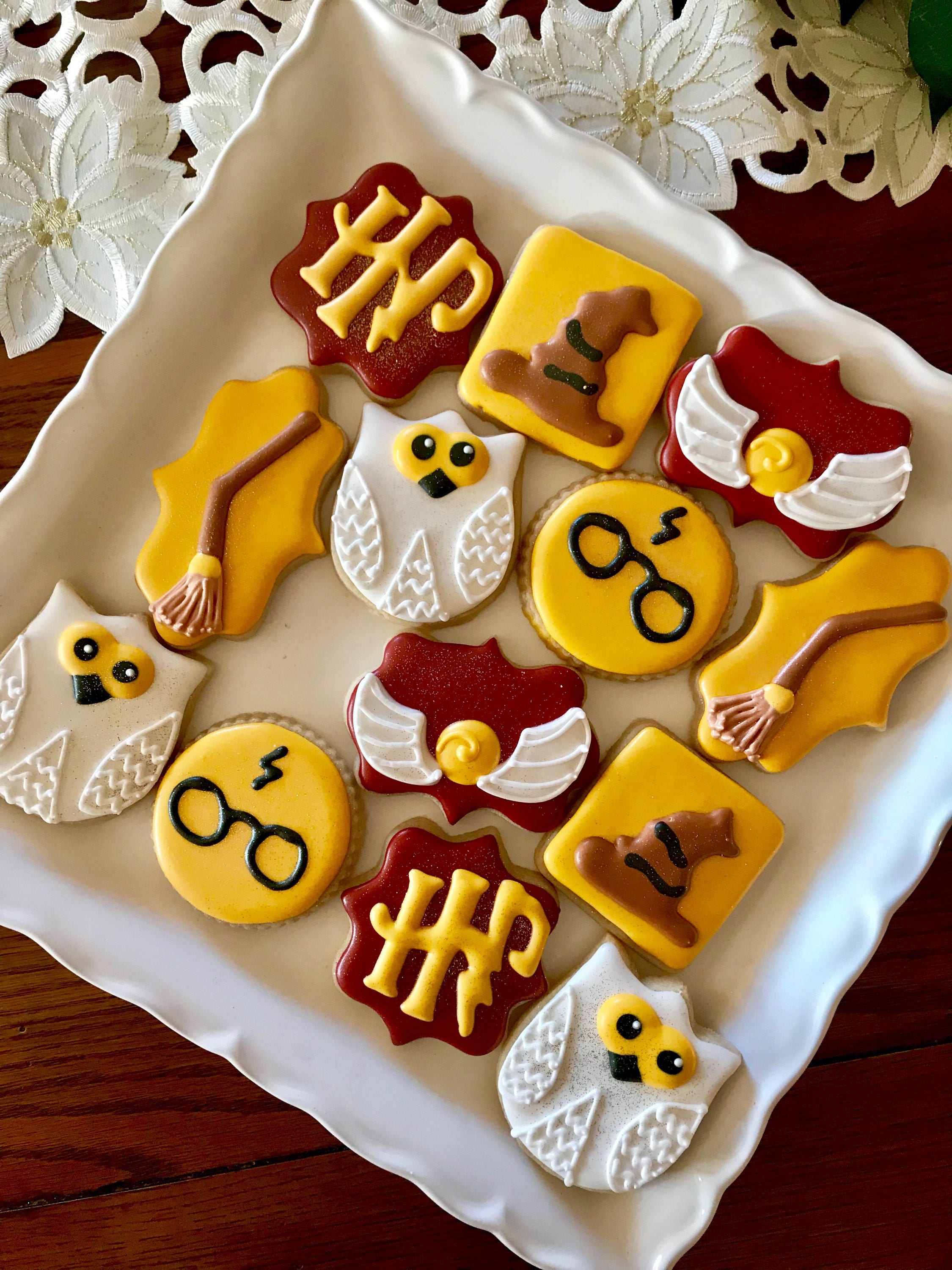Harry Potter Inspired Cookies Party Favors Book club Etsy