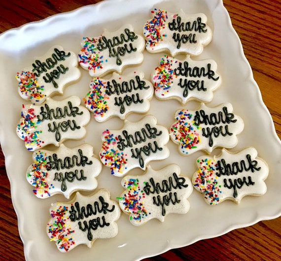 Thank You CookiesAppreciation CookiesHouse warming Etsy
