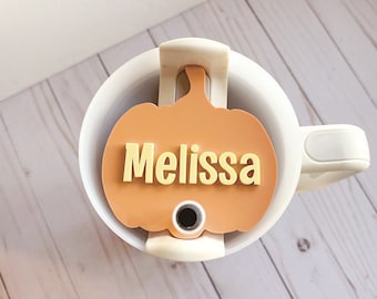 Custom Pumpkin Name Plate for Stanley H2.0 Tumbler
