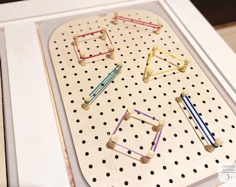 Peg Board TROFAST Lid Insert | Flisat Insert | Sensory Table Insert | Sensory Table Lid