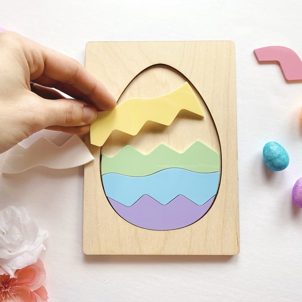 Easter Egg Puzzle | Easter Puzzle | Wood Puzzle | Easter Gift | Acrylic Puzzle