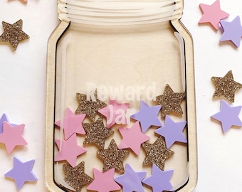 Reward Jar | Star Reward Jar | Chore Jar |  Kindness Jar