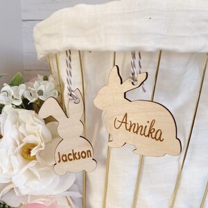 Bunny Name Tag | Easter Basket Name Tag | Easter Name Tag