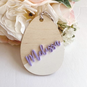 Easter Name Tag | Easter Backet Tag | Easter Egg Name Tag | Easter Tag