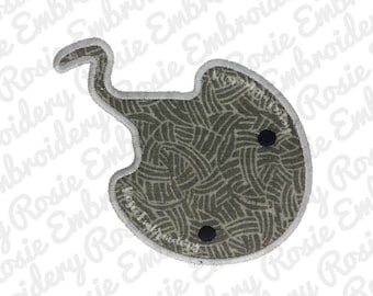 Applique Stingray Machine Embroidery Design Instant Download Digital Pattern - Sting Ray Sea Ocean Water Swimming Animal Simple Caroon RE54