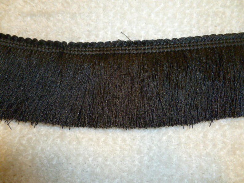 Black Brush Fringe 3 FRB-77B 25 Yards