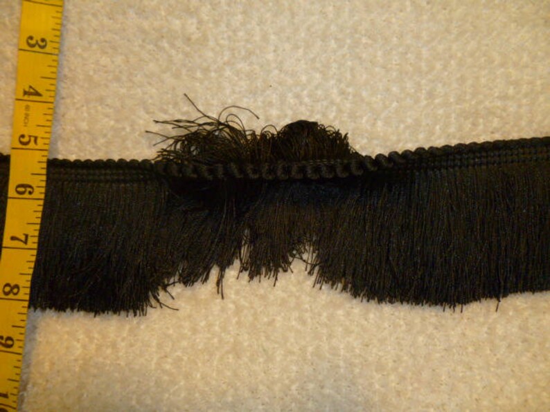 Black Brush Fringe 3 FRB-77B 25 Yards