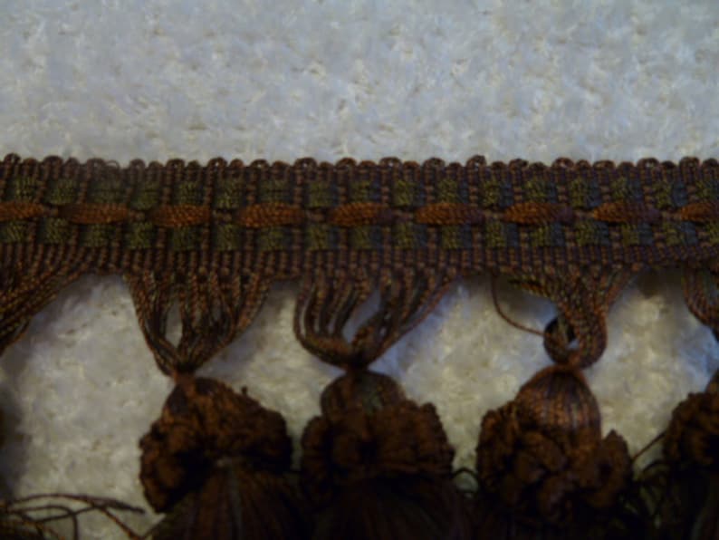3 Tassel Fringe Chocolate TSFR-04456-06-A 12 Yards