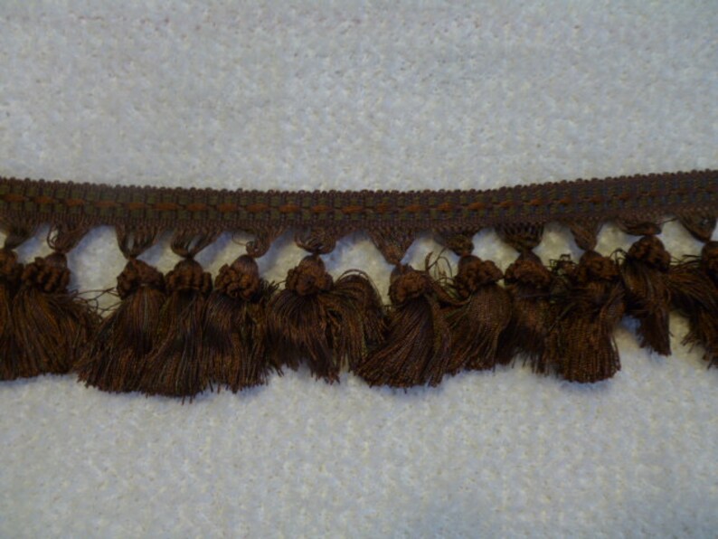 3 Tassel Fringe Chocolate TSFR-04456-06-A 12 Yards