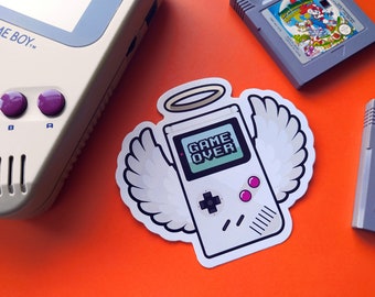 Gameboy juego sobre vinilo pegatina