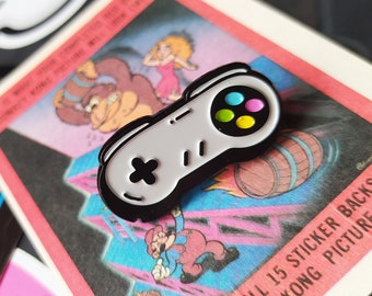 Mini Snes Nintendo Controller Pin Badge