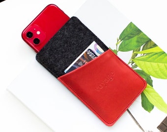 iPhone 14 sleeve, iPhone 13 Pro case, iPhone 12 case, iPhone Xs case, iPhone 11 sleeve, iPhone Xr sleeve, iPhone Xs Max sleeve // CULT (Red)