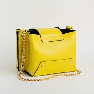 Elegant Leather bag, designer women's shoulder handbags, leather purse, Handmade Luxury evening bag for girlfriend gift, 21st birthday gift image 6