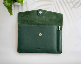 Leather Case for Remarkable 2 & Paper Pro  - Case with Pen Holder, Felt interior, Personalization