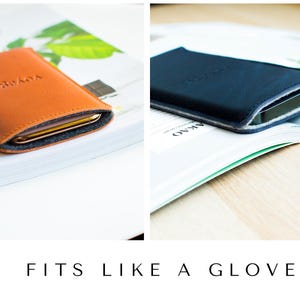 Galaxy S26 Case, Samsung Galaxy S26 Ultra Sleeve: Galaxy Z Fold 8 case, Full Grain leather, Wool Felt interior, Personalization image 2