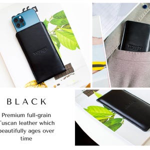 Galaxy S26 Case, Samsung Galaxy S26 Ultra Sleeve: Galaxy Z Fold 8 case, Full Grain leather, Wool Felt interior, Personalization image 9