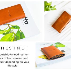 Galaxy S26 Case, Samsung Galaxy S26 Ultra Sleeve: Galaxy Z Fold 8 case, Full Grain leather, Wool Felt interior, Personalization image 12