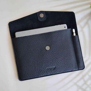 M4 iPad Pro 11 inch, iPad Air 11 inch leren tas, iPad Air 10.9 hoes, iPad pro 11 inch tas met potloodhouder, iPad Pro M4// Anker
