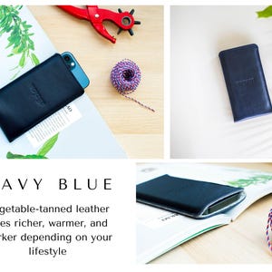 Galaxy S26 Case, Samsung Galaxy S26 Ultra Sleeve: Galaxy Z Fold 8 case, Full Grain leather, Wool Felt interior, Personalization image 13