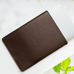 Dell XPS 13 case: XPS 13 Leather Sleeve, Wool Felt Lined, XPS Case with Personalization