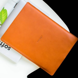 MacBook Pro 16 case, MacBook Pro 16 sleeve, MacBook pro 16 inch case, MacBook leather sleeve, MacBook pro 16 m2 case // PELTA (Chestnut)