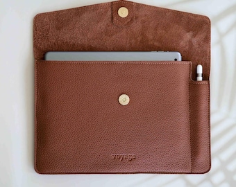 Leather Case for Remarkable 2 & Paper Pro - with Pen Holder, Felt interior, Personalization