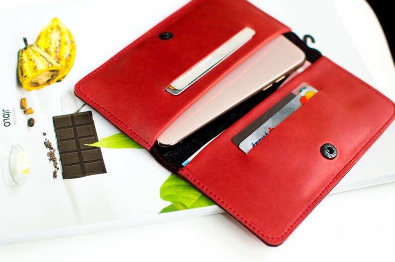 Red iPhone XS Max leather wallet iPhone 11 Pro wallet case ENTRY iPhone 8 Plus wallet iPhone 12 Pro wallet /& Xs Max wallet case