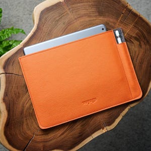 iPad Pro 13-inch M4-leren tas, iPad Air 13 m3 leren hoes, iPad Air 13-cover, iPad Pro 13-inch hoes met pennenhouder // MATE