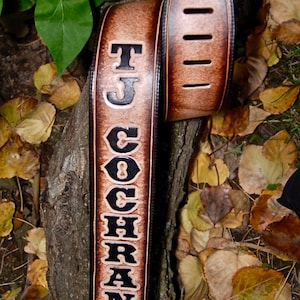 Guitar Strap | Personalized Guitar Strap | Leather Guitar Strap | Guitarist Gifts | Musician Gifts