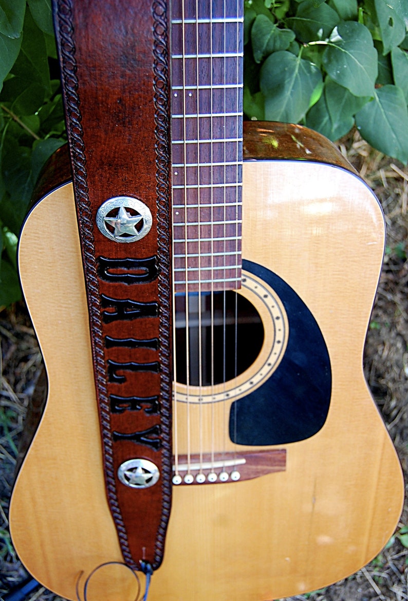 Guitar Strap Western Guitar Strap Custom Guitar Strap Etsy Canada