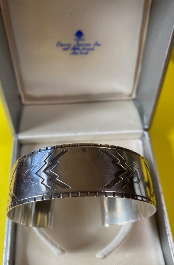 Georg Jensen Cuff Bracelet Sterling Silver Art Dec