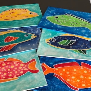 Aloha Fish Placemats (set of 6)