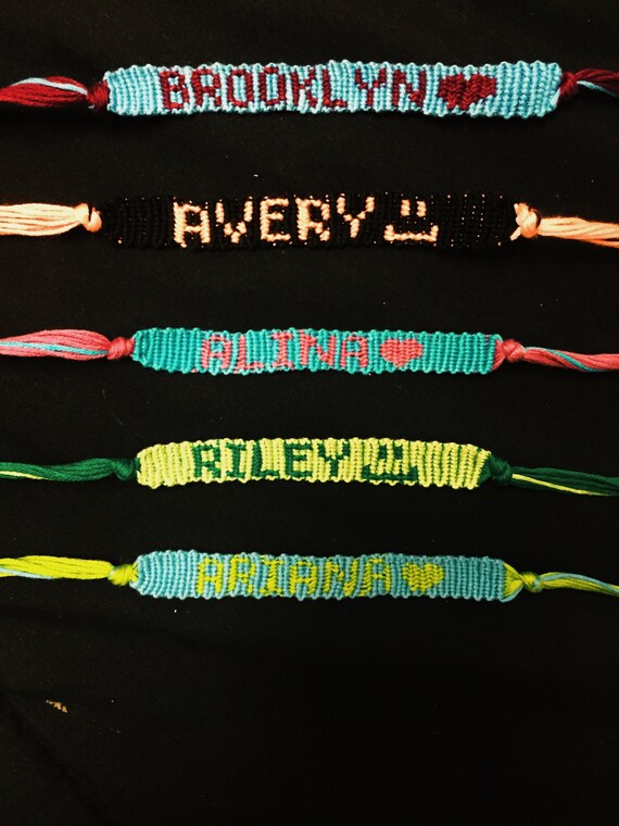 etsy friendship bracelets