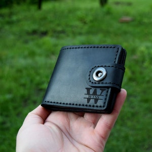 Personalizado hombres cuero cartera padrinos regalo grandes hombres regalo mejor hombre regalo padrino regalo grabado hombres cartera personalizada Monedero minimalista