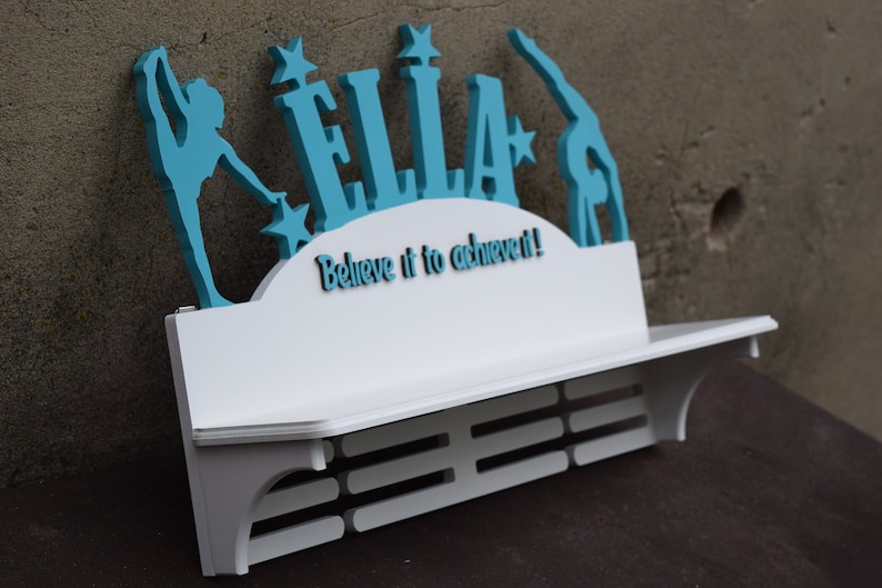Gymnastics Trophy Shelf Medal Holder Gymnastics Gift for Sport Etsy