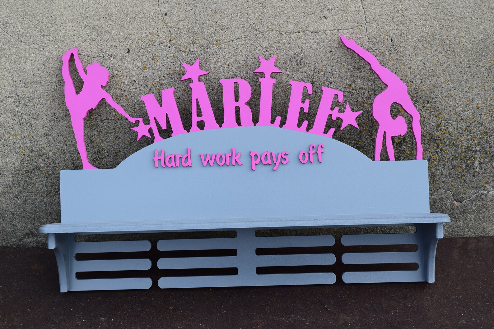 Gift for Gymnastics Name Wood Medal Holder Gift for Sport Etsy