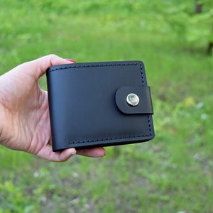 Cartera personalizada para los hombres regalo para él grabado hombres cartera con moneda bolsillo novio regalo padrinos Monedero Aniversario tarjeta de regalo titular