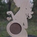 Cadre Photo Grossesse MONCAP - Cadre Échographie Bois Pour Future Maman, Cadeau Baby Shower Unique 15x23cm