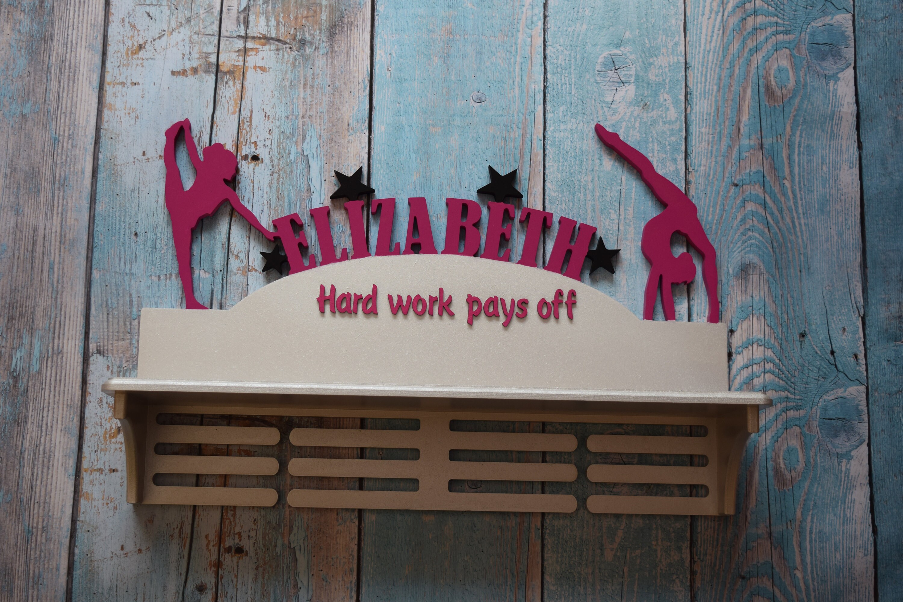 Gymnastics Trophy Shelf and Medal Holder Custom Medal Holder Etsy UK