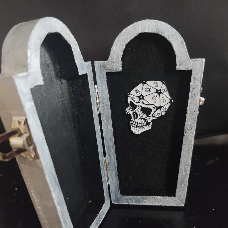 Mini Tombstone Pin Board Box with mystery pin