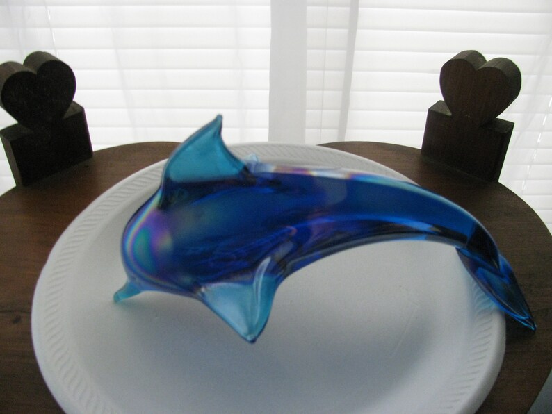 Glass Dolphin Figurine