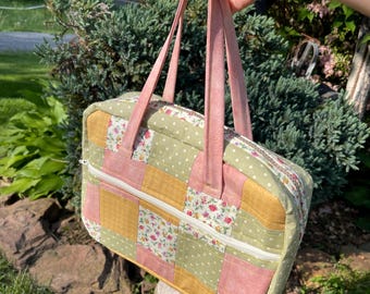 Handgemachte gequiltete Patchwork Bibel/Büchertasche