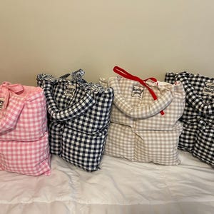 Handmade Puff Tote Bags