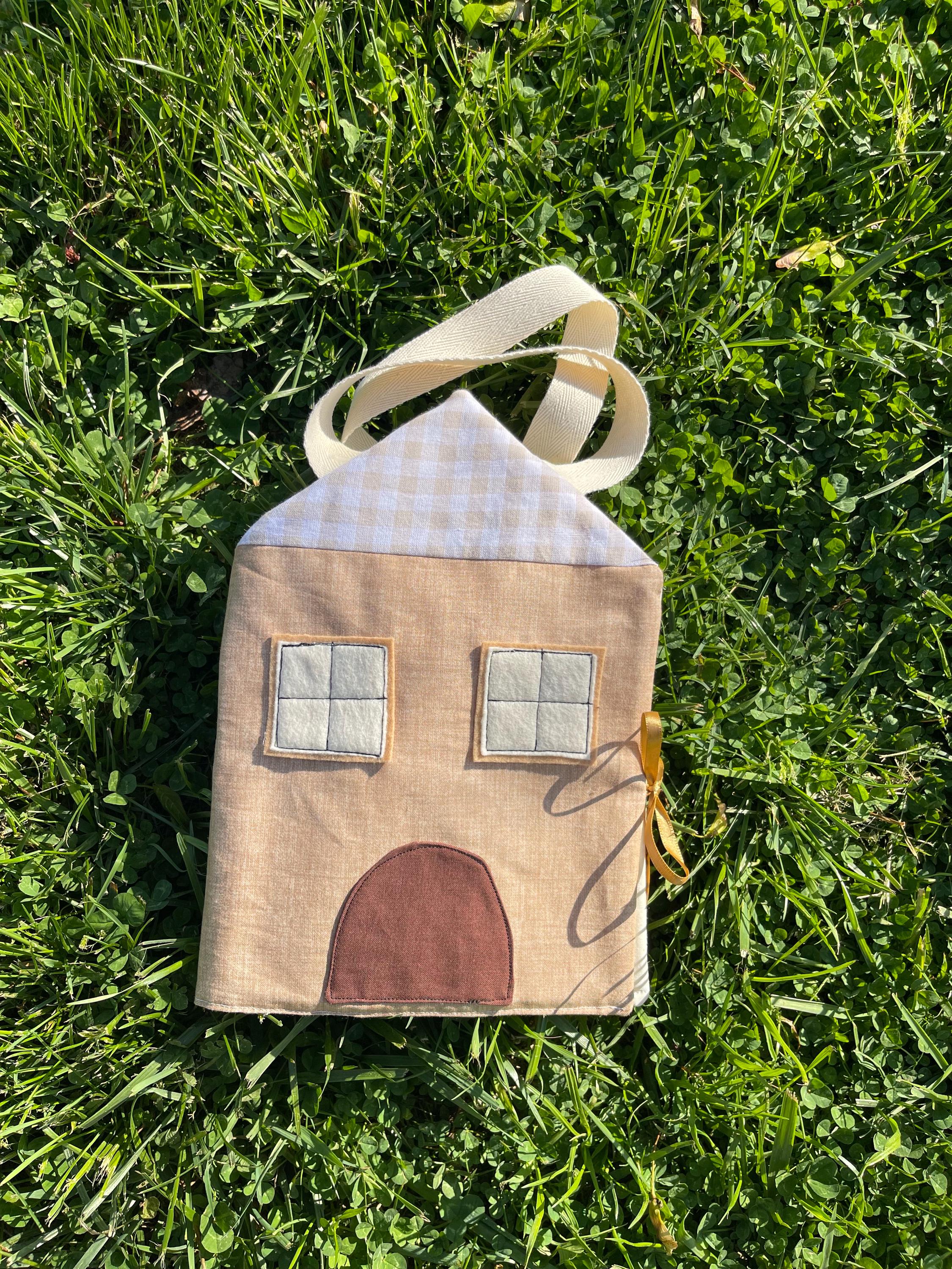 Handmade Carry Along Fabric Dollhouse & Mini Mouse Set - Etsy