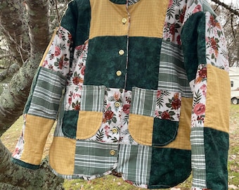 Quilted Patchwork Jacket