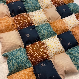 Handmade Baby Puff Quilt